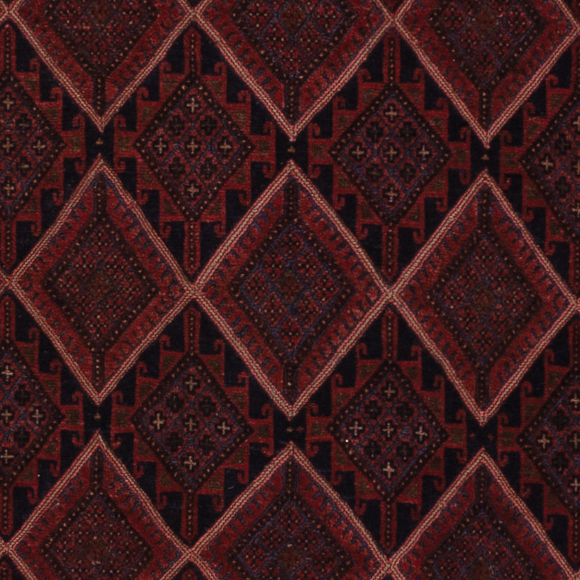 Kelim Rug - Oriental - 203 x 140 cm - dark red