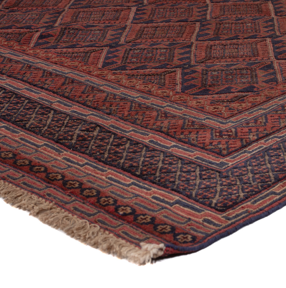 Kelim Rug - Oriental - 203 x 140 cm - dark red