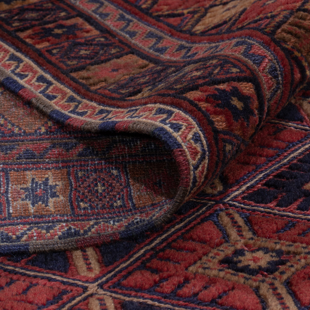 Kelim Rug - Oriental - 196 x 159 cm - dark red