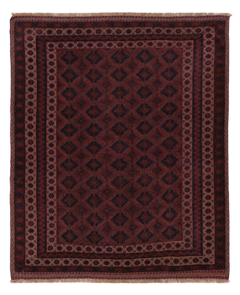 Kelim Rug - Oriental - 197 x 165 cm - dark red