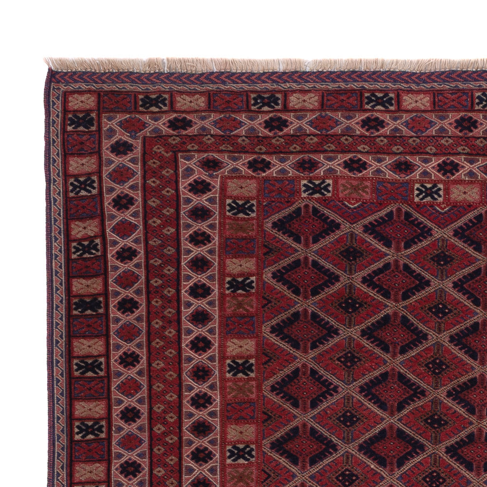 Kelim Rug - Oriental - 209 x 151 cm - dark red