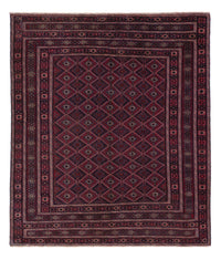 Kelim Rug - Oriental - 178 x 155 cm - dark red