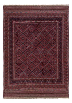 Kelim Rug - Oriental - 193 x 140 cm - dark red