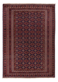Kelim Rug - Oriental - 206 x 145 cm - dark red