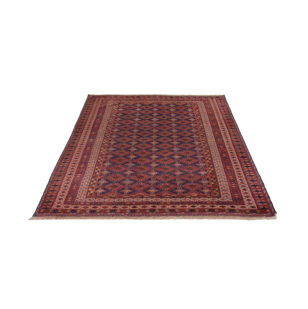 Kelim Rug - Oriental - 206 x 145 cm - dark red