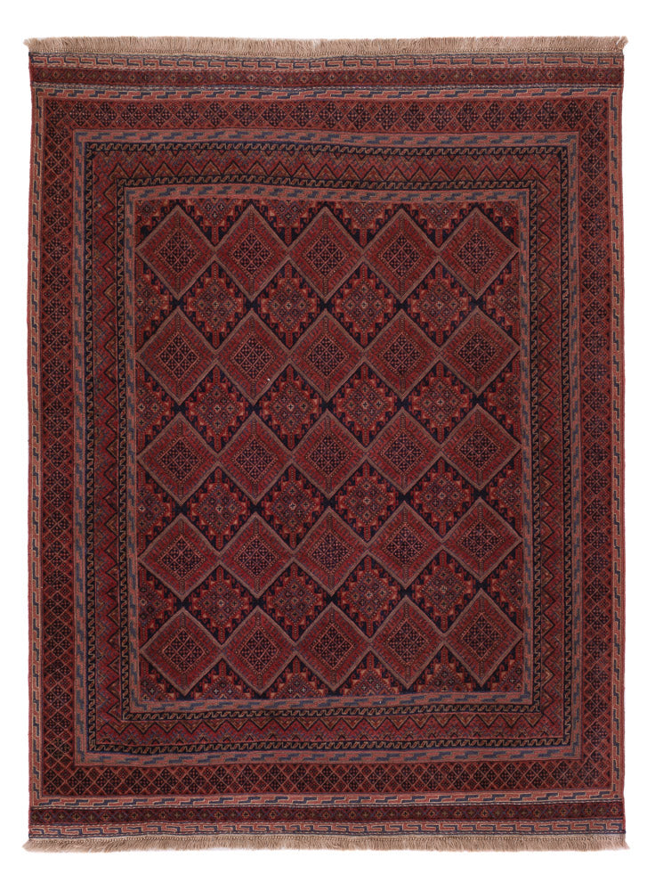Kelim Rug - Oriental - 184 x 142 cm - dark red