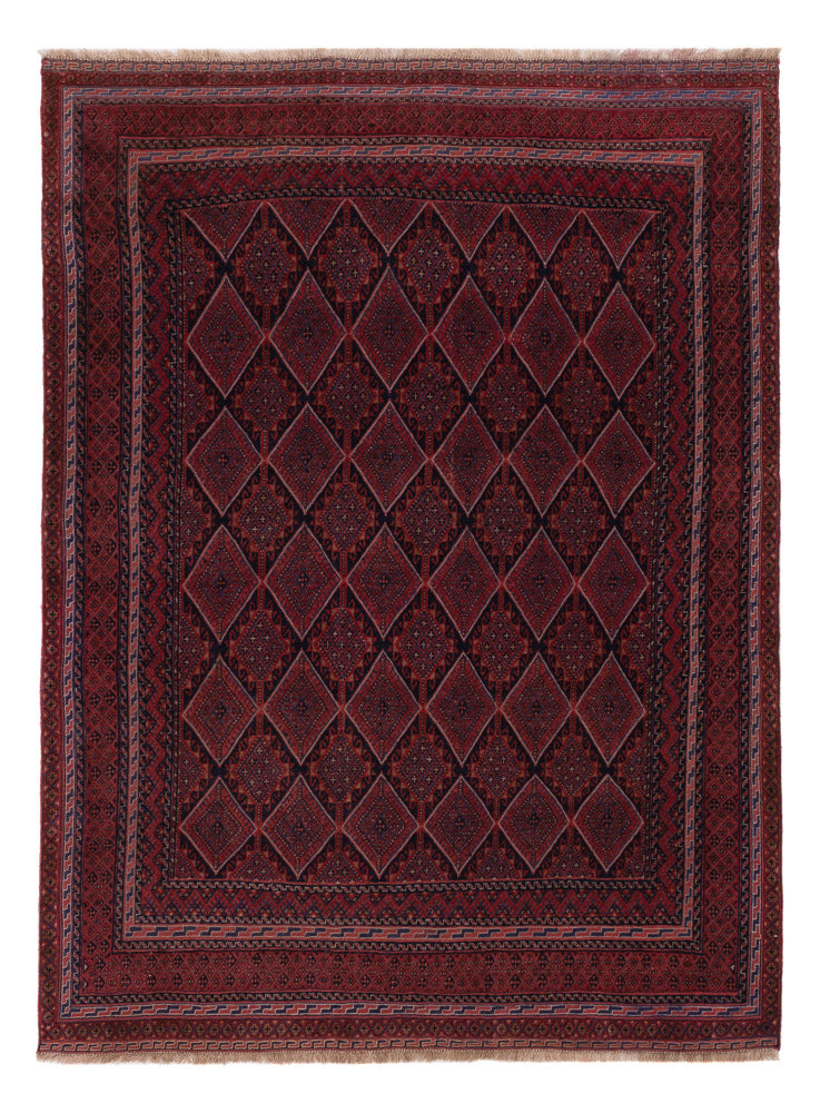 Kelim Rug - Oriental - 197 x 146 cm - dark red