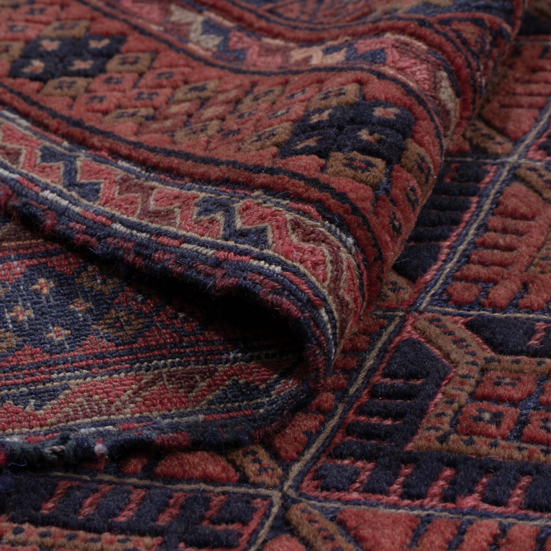 Kelim Rug - Oriental - 196 x 159 cm - dark red