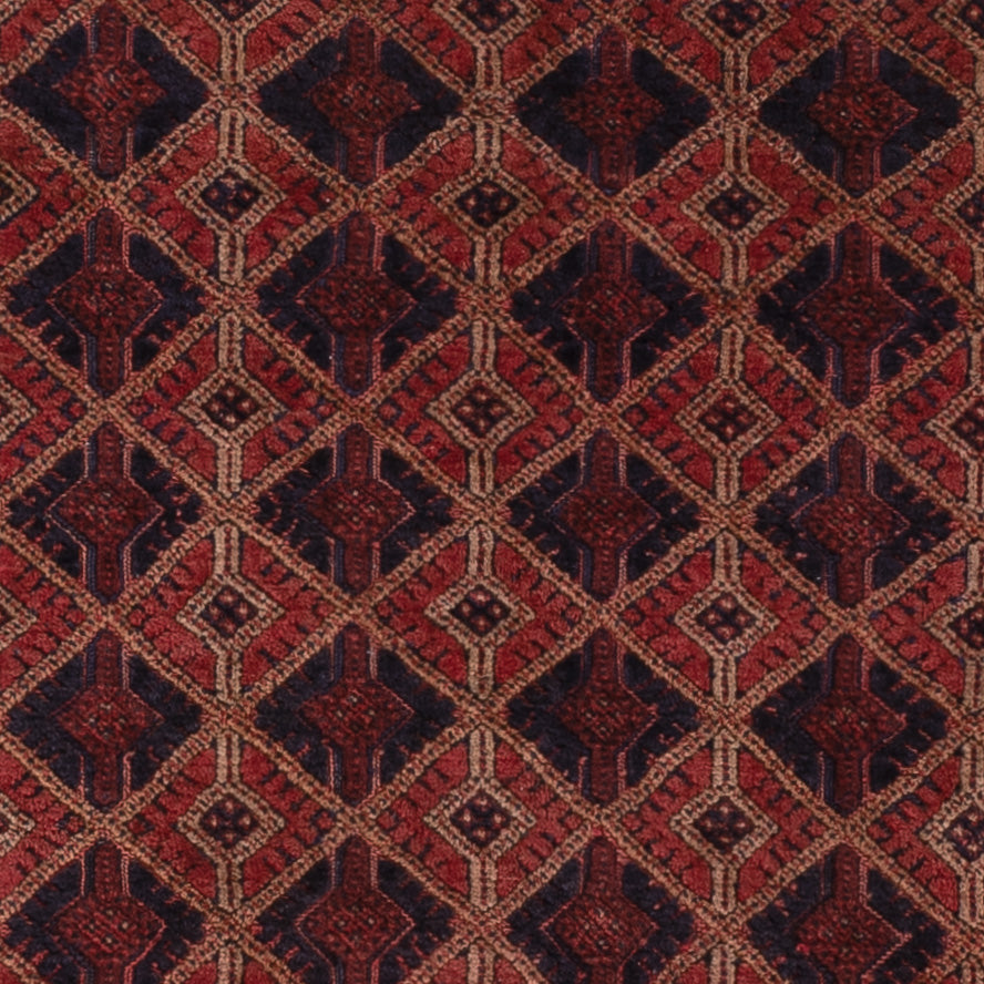 Kelim Rug - Oriental - 206 x 166 cm - dark red