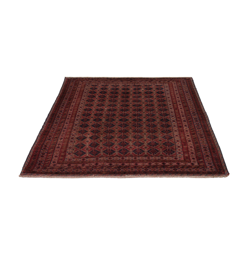 Kelim Rug - Oriental - 206 x 166 cm - dark red