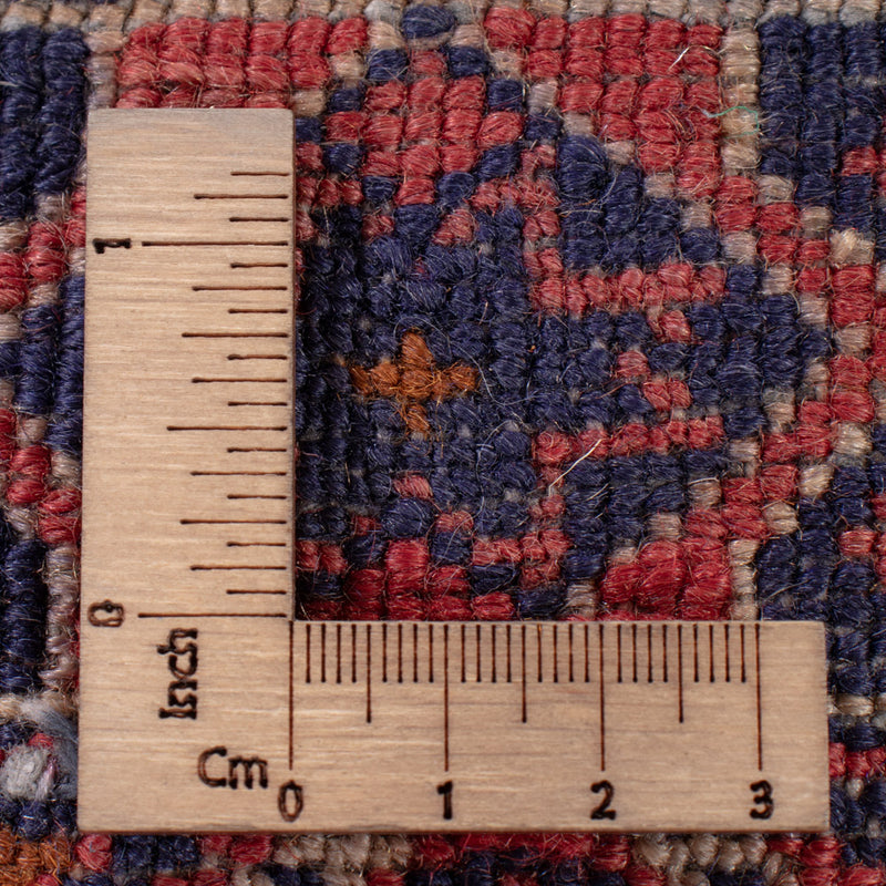 Kelim Rug - Oriental square  - 189 x 157 cm - dark red