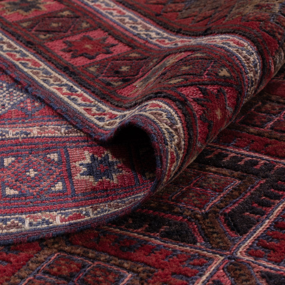 Kelim Rug - Oriental - 184 x 155 cm - dark red