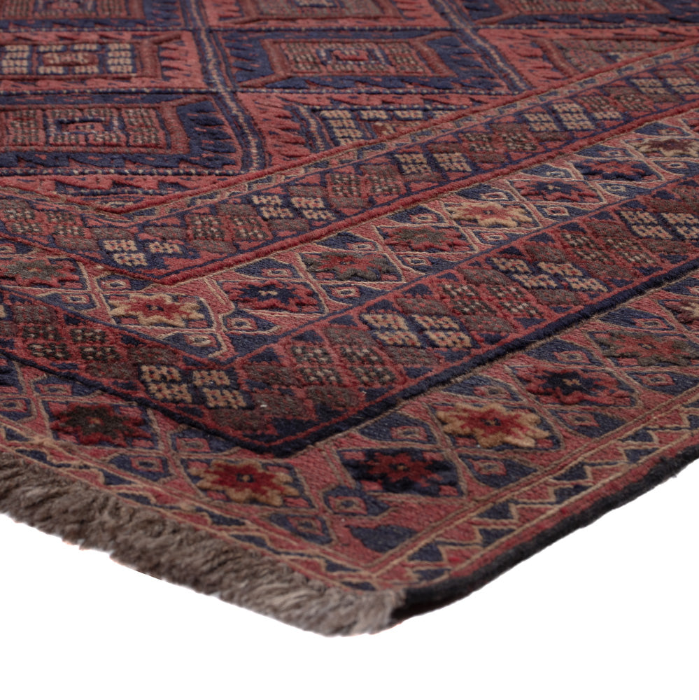 Kelim Rug - Oriental - 198 x 156 cm - dark red