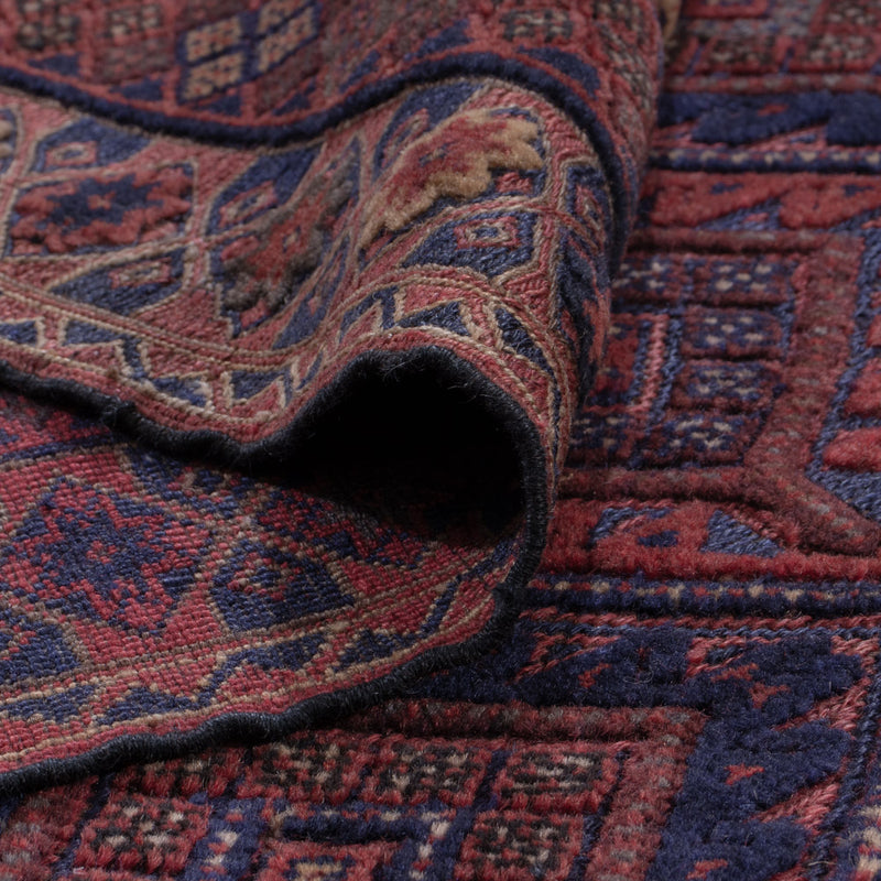 Kelim Rug - Oriental - 198 x 156 cm - dark red