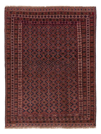 Kelim Rug - Oriental - 192 x 150 cm - dark red