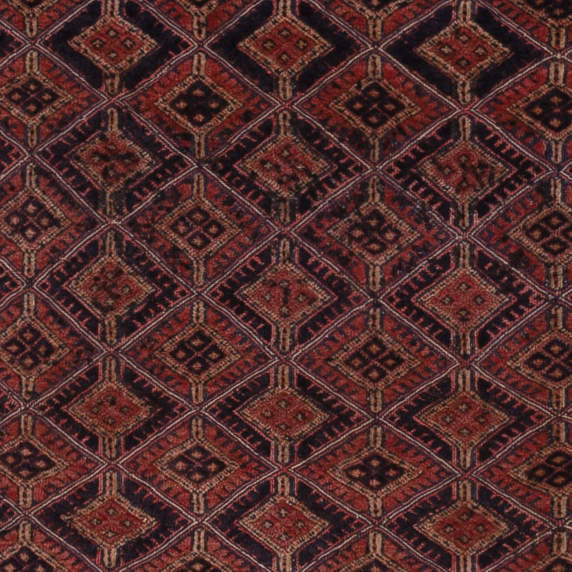 Kelim Rug - Oriental - 192 x 150 cm - dark red