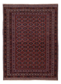 Kelim Rug - Oriental - 200 x 144 cm - dark red