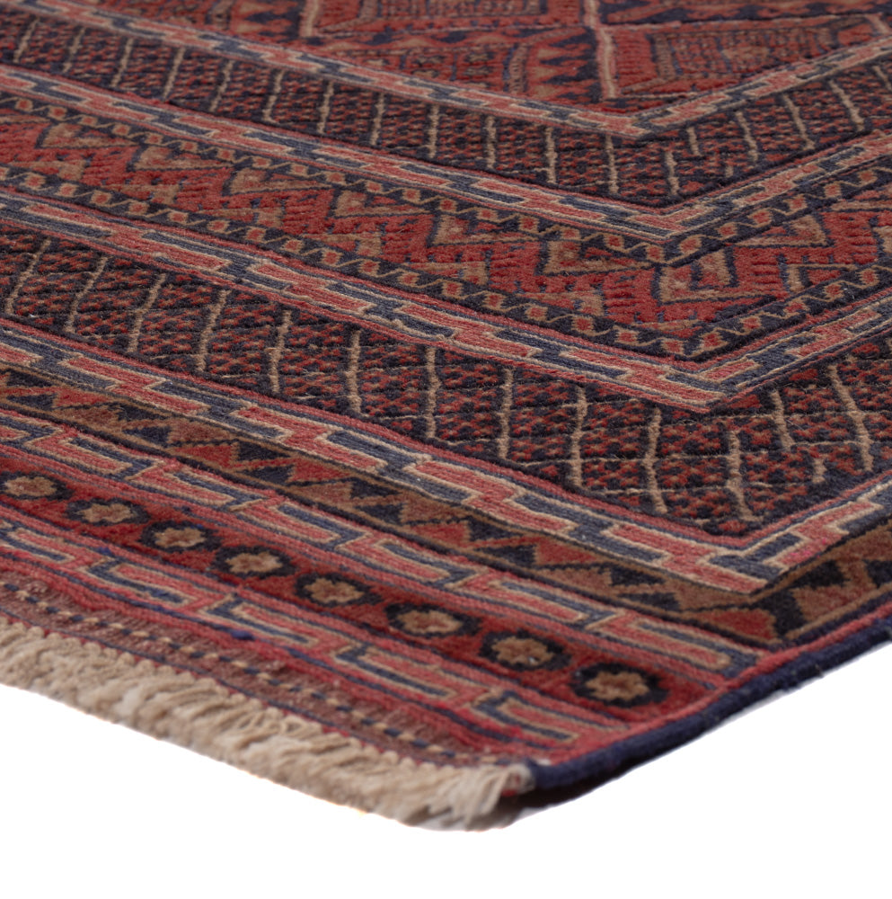 Kelim Rug - Oriental - 198 x 139 cm - dark red