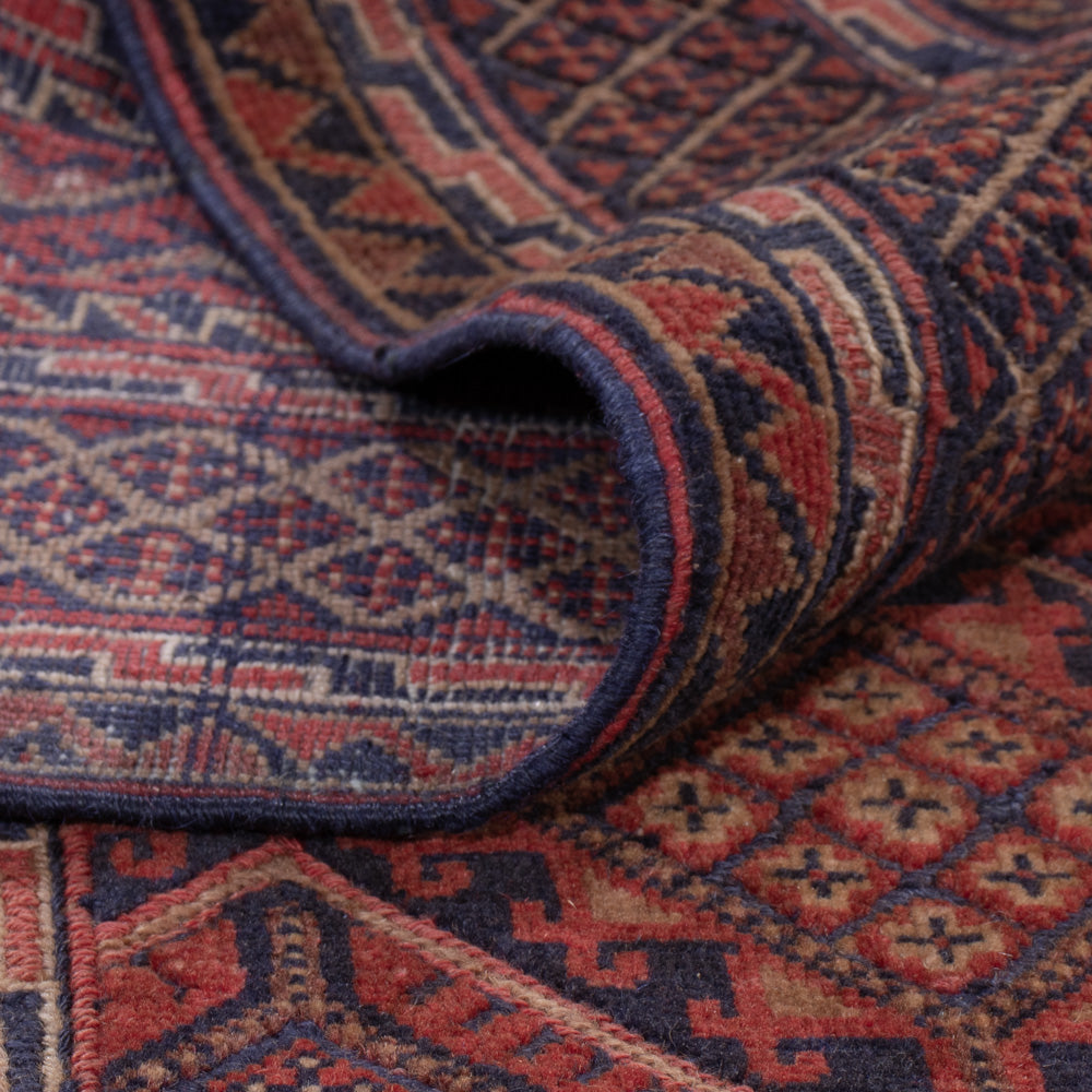 Kelim Rug - Oriental - 198 x 139 cm - dark red