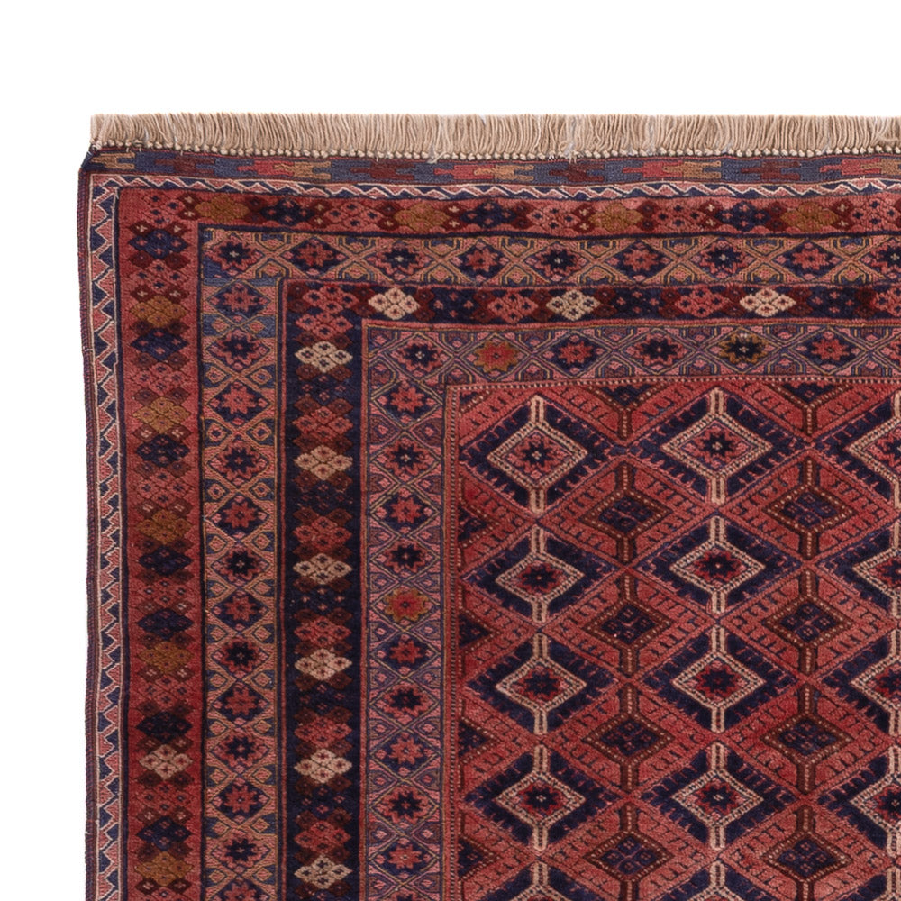 Kelim Rug - Oriental - 201 x 141 cm - dark red