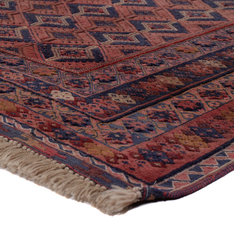 Kelim Rug - Oriental - 201 x 141 cm - dark red
