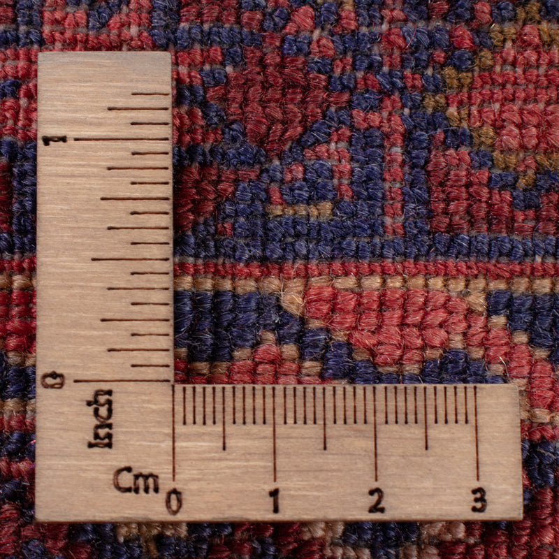 Kelim Rug - Oriental square  - 183 x 158 cm - dark red