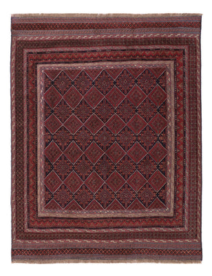 Kelim Rug - Oriental - 186 x 144 cm - dark red