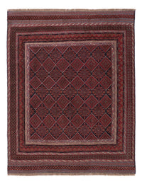 Kelim Rug - Oriental - 186 x 144 cm - dark red