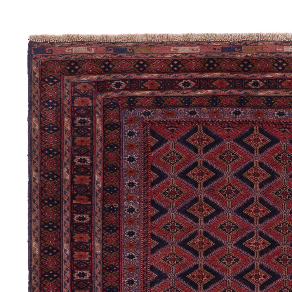 Kelim Rug - Oriental - 202 x 155 cm - dark red