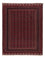 Kelim Rug - Oriental - 201 x 161 cm - dark red