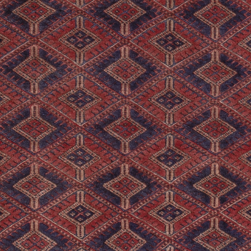 Kelim Rug - Oriental - 203 x 157 cm - dark red