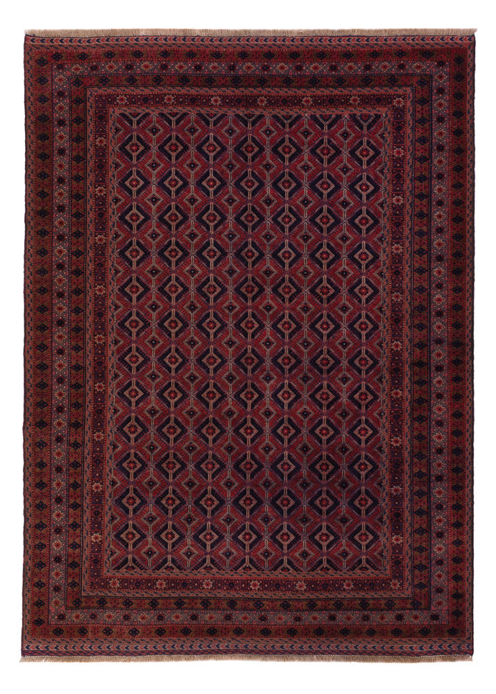 Kelim Rug - Oriental - 203 x 149 cm - dark red