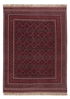 Kelim Rug - Oriental - 195 x 145 cm - dark red