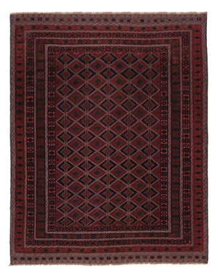 Kelim Rug - Oriental - 196 x 156 cm - dark red