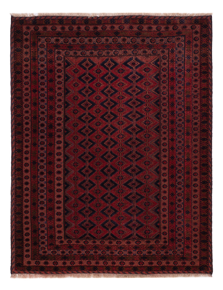 Kelim Rug - Oriental - 203 x 155 cm - dark red