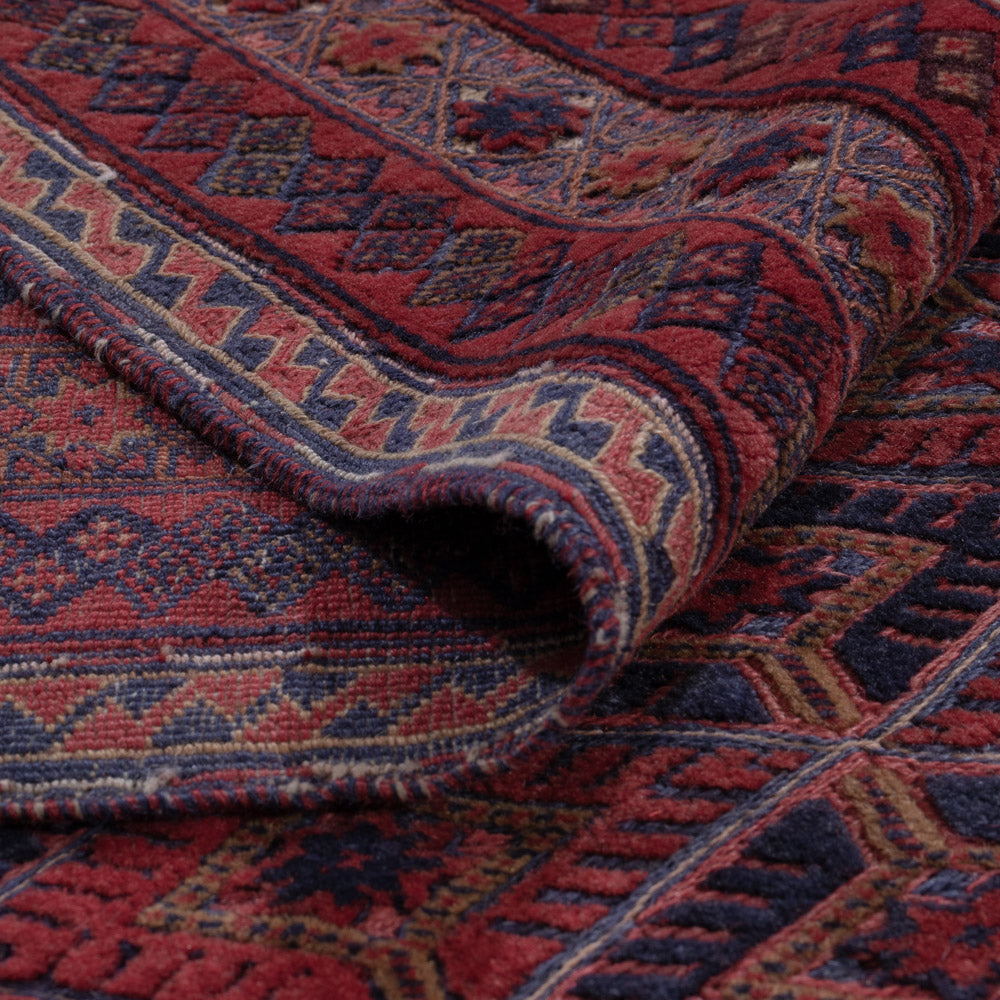 Kelim Rug - Oriental - 195 x 159 cm - dark red