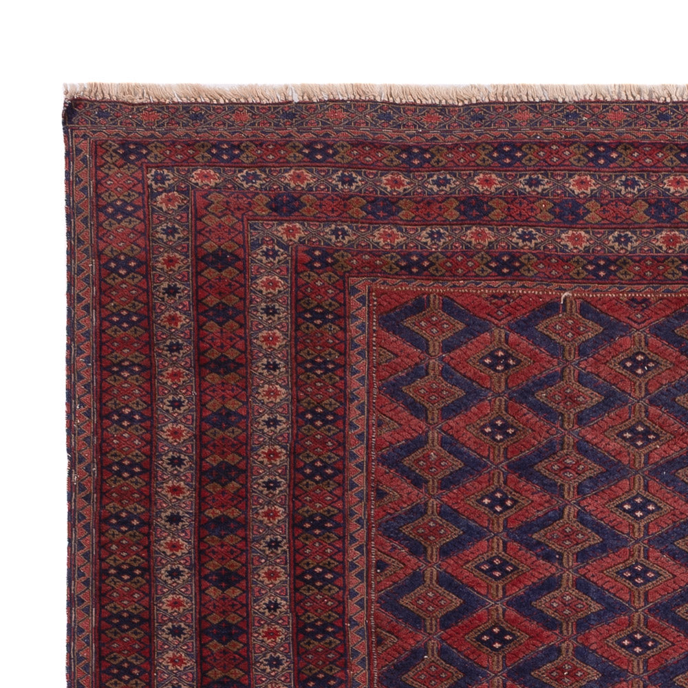 Kelim Rug - Oriental - 193 x 146 cm - dark red