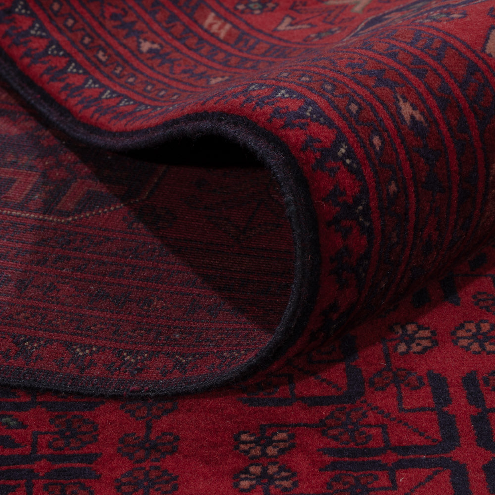 Afghan Rug - Royal - 290 x 198 cm - dark red