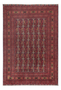 Afghan Rug - Royal - 283 x 193 cm - dark red
