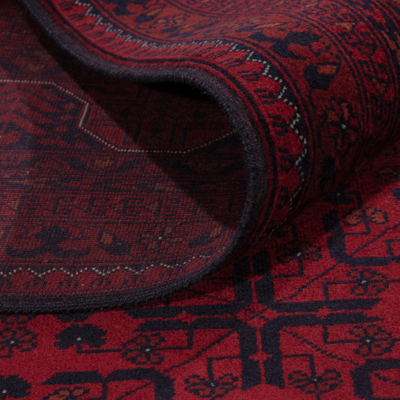 Afghan Rug - Royal - 294 x 202 cm - dark red