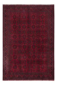 Afghan Rug - Royal - 294 x 206 cm - dark red