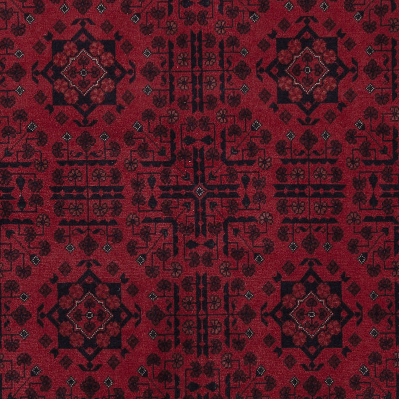 Afghan Rug - Royal - 294 x 206 cm - dark red