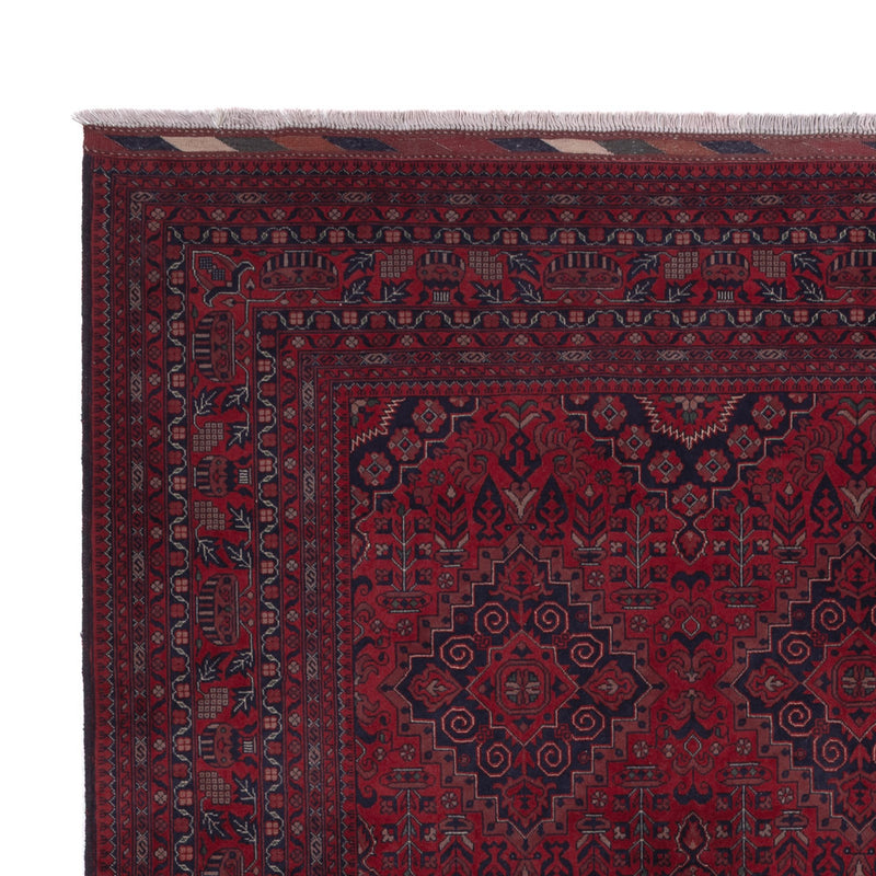 Afghan Rug - Royal - 297 x 206 cm - dark red