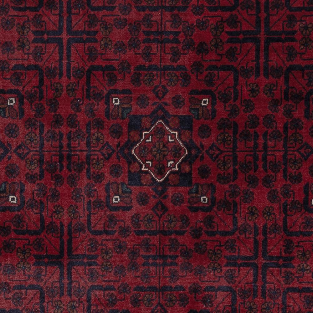 Afghan Rug - Kunduz - 298 x 201 cm - dark red