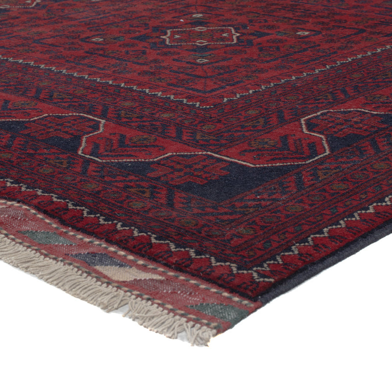 Afghan Rug - Kunduz - 298 x 201 cm - dark red