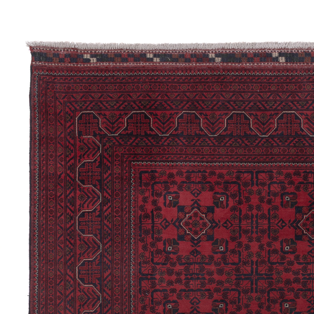 Afghan Rug - Kunduz - 288 x 198 cm - dark red