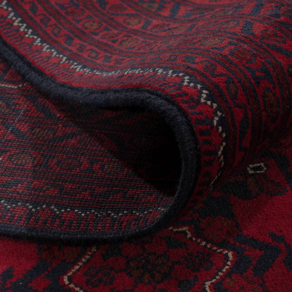 Afghan Rug - Kunduz - 288 x 198 cm - dark red