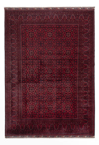 Afghan Rug - Kunduz - 296 x 207 cm - dark red