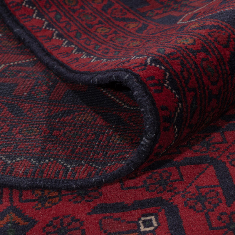 Afghan Rug - Kunduz - 295 x 201 cm - dark red