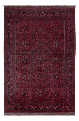 Afghan Rug - Kunduz - 299 x 197 cm - dark red